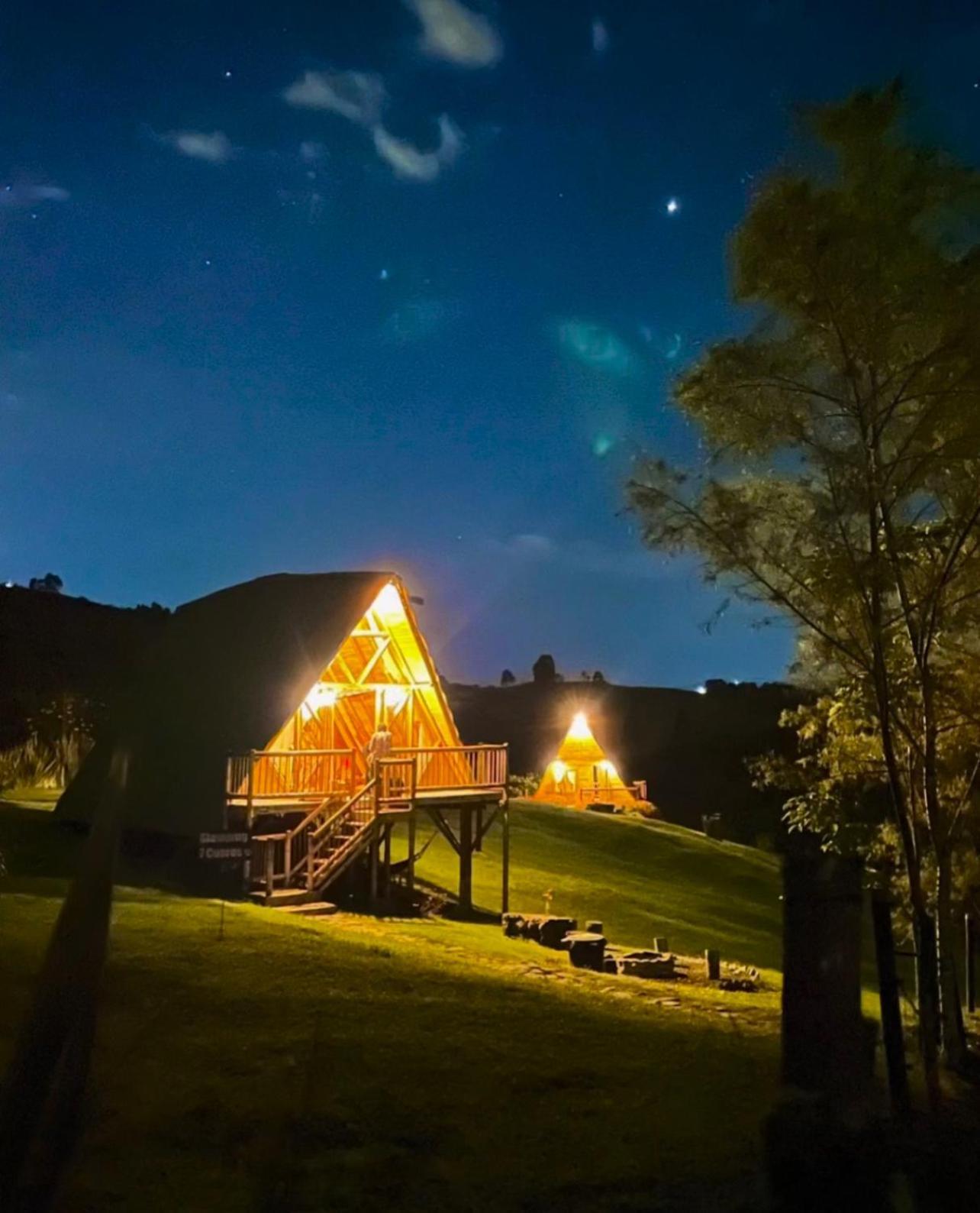 Glamping La Herradura Santa Rosa de Cabal Kültér fotó